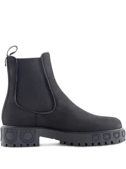 Ferragamo bottines chelsea à empiècement élastique