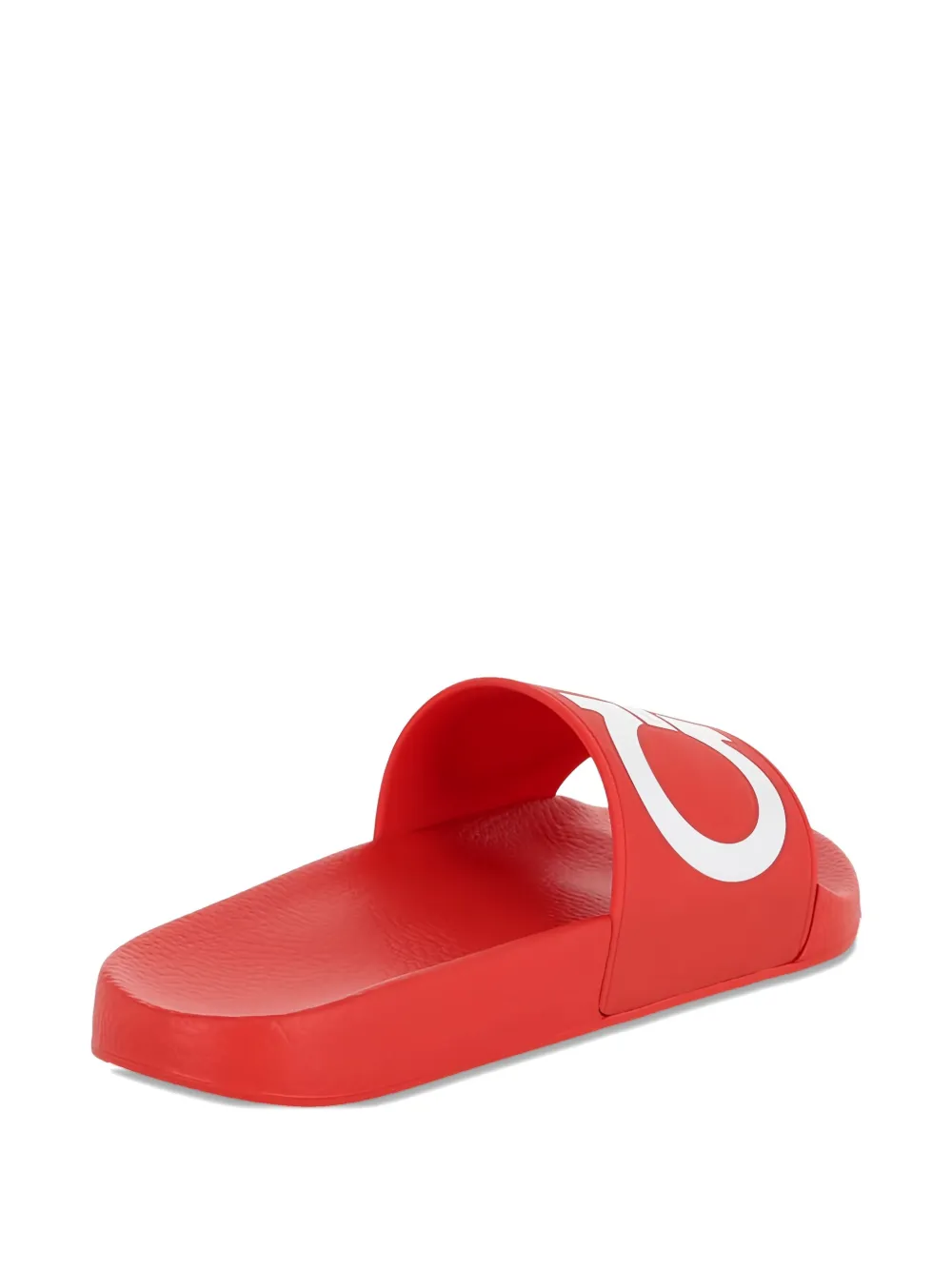 Ferragamo logo-motif slides Red