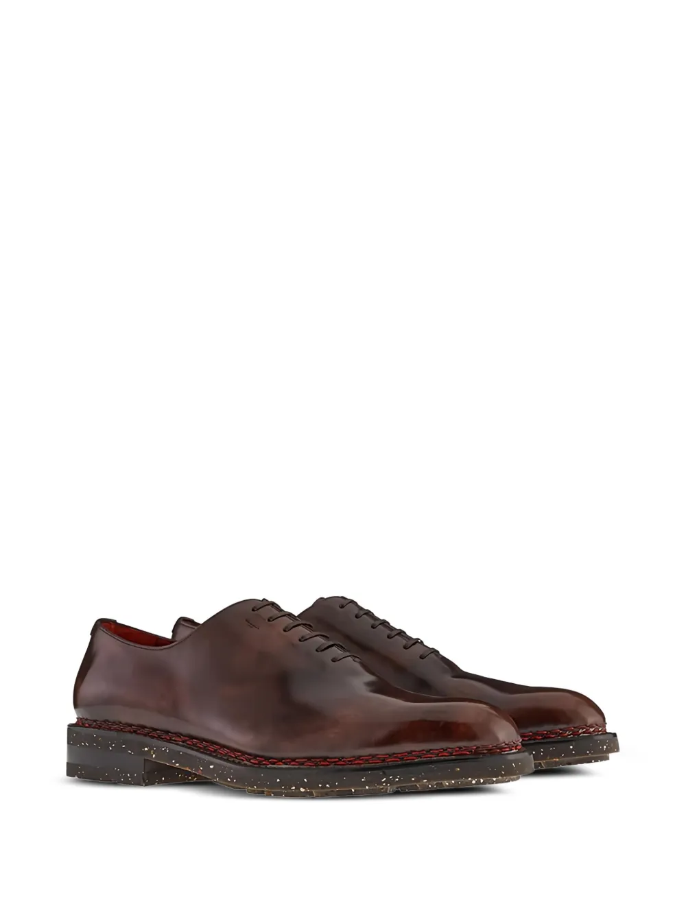 Ferragamo Leren Oxford schoenen Bruin