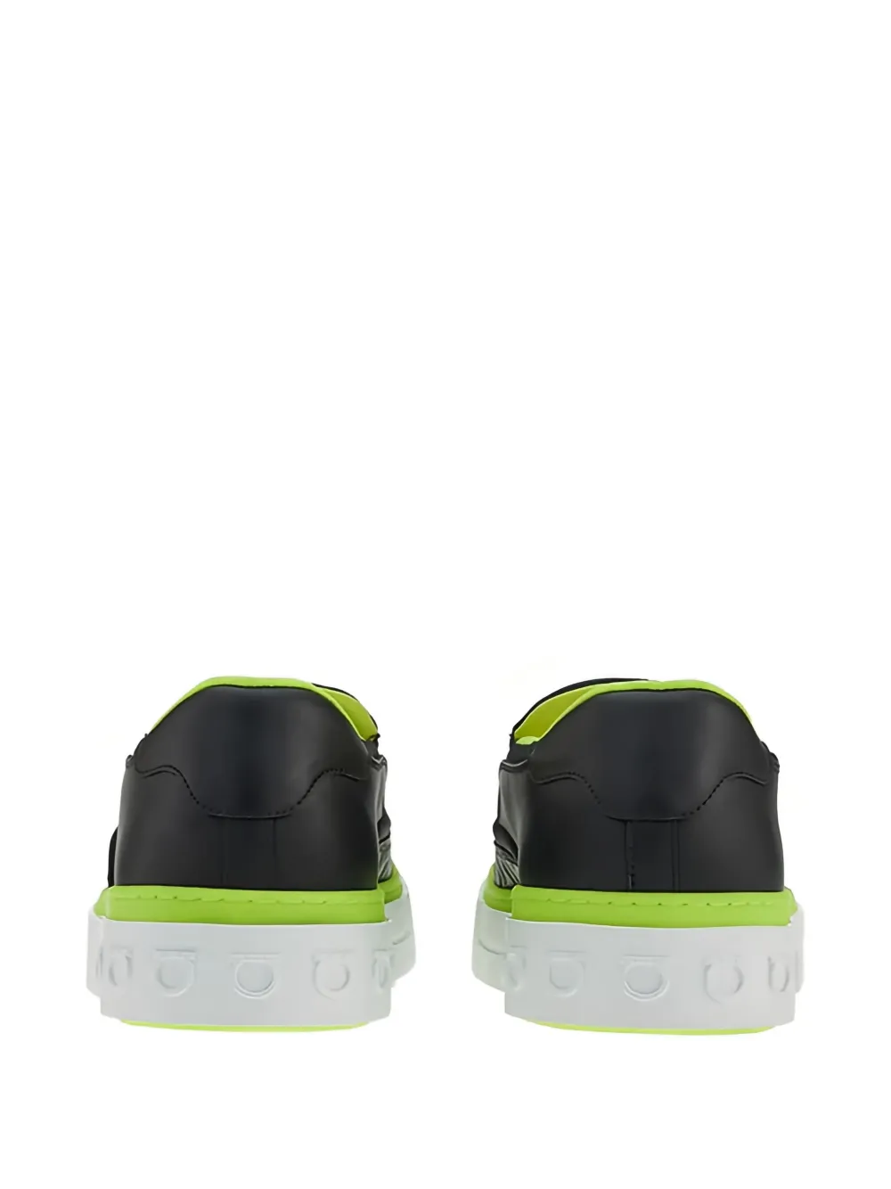 Ferragamo embossed-logo slip-on Black
