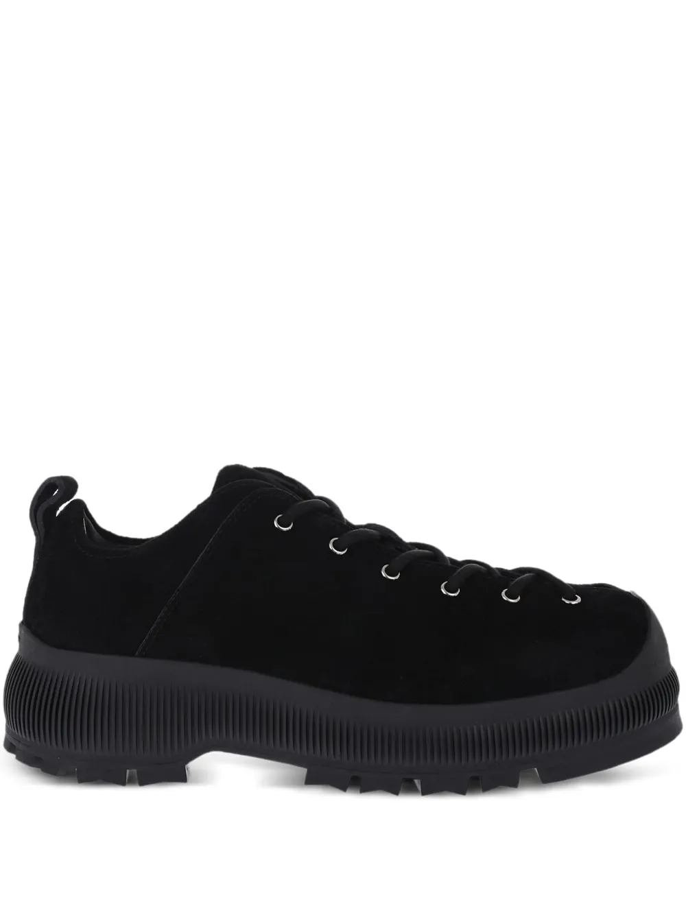 Jil Sander suede sneakers Black