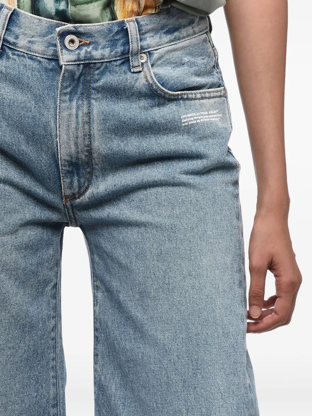 Off-White Flared jeans Blauw