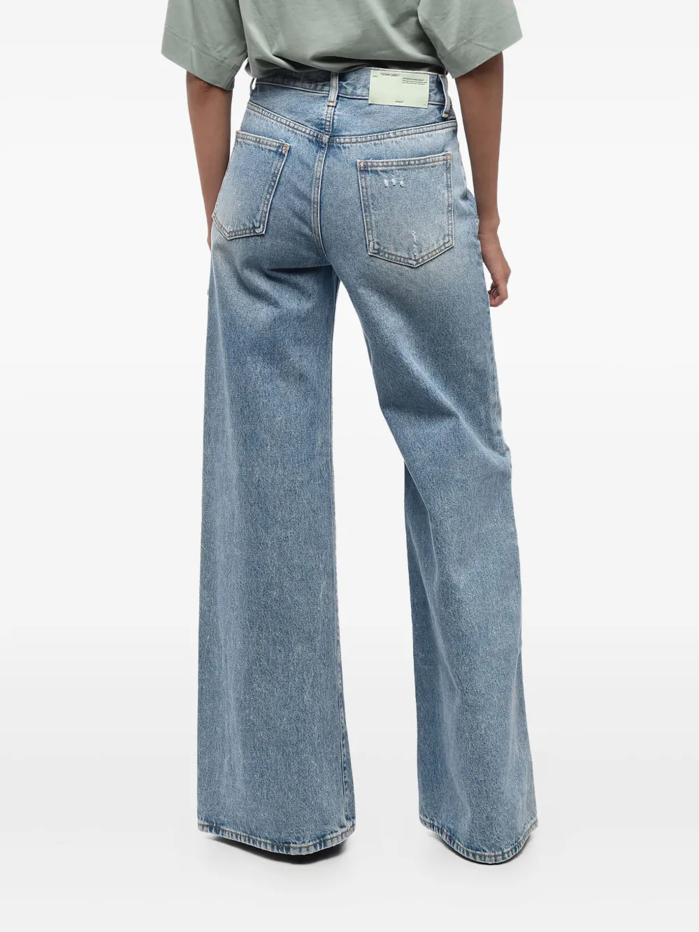 Off-White Flared jeans Blauw