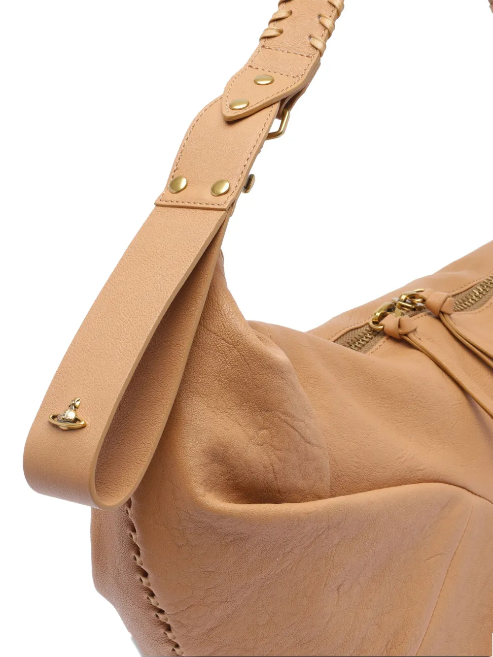 Vivienne Westwood Agnes medium schoudertas Beige