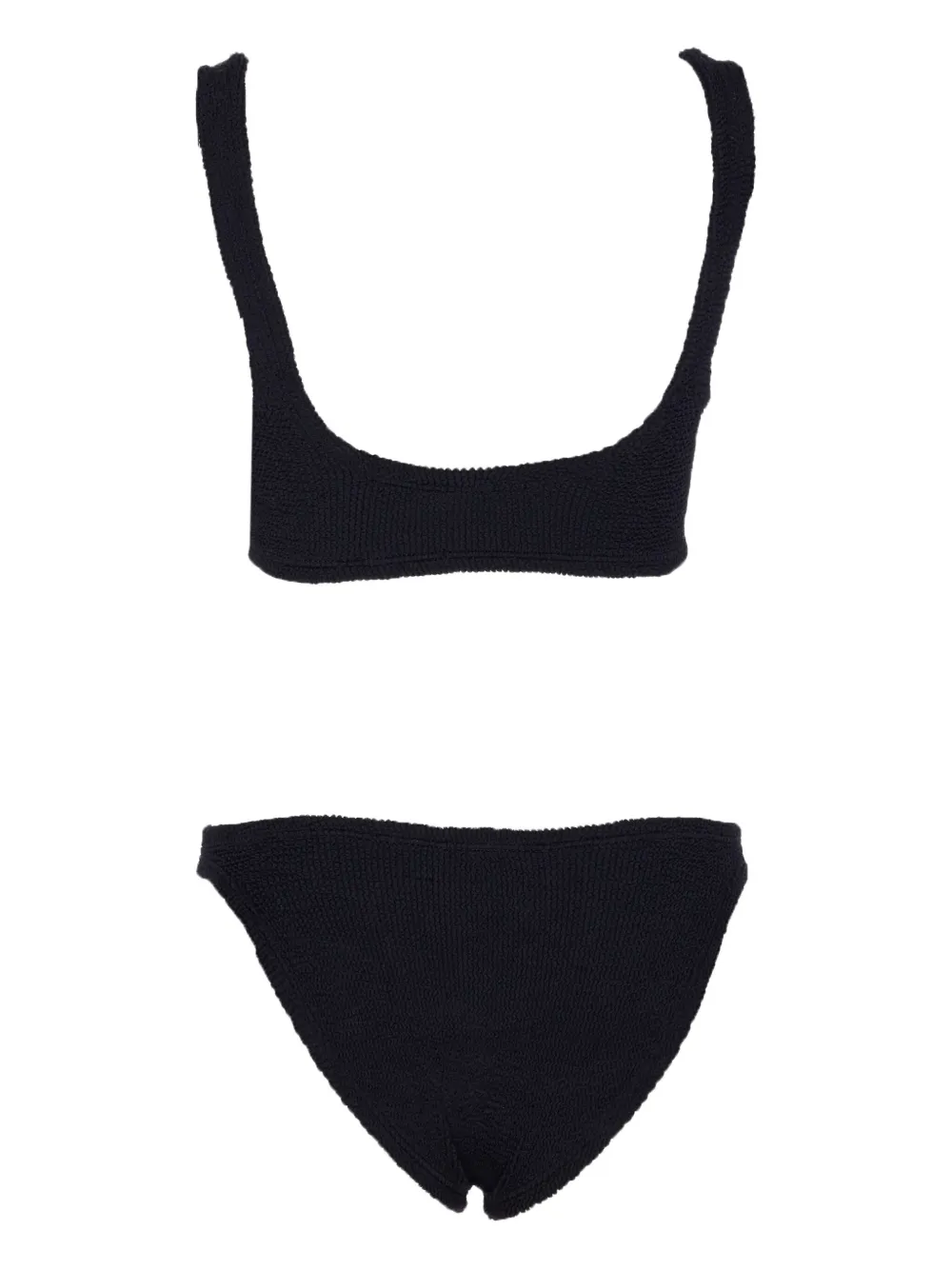 Hunza G Gekreukte bikini Zwart
