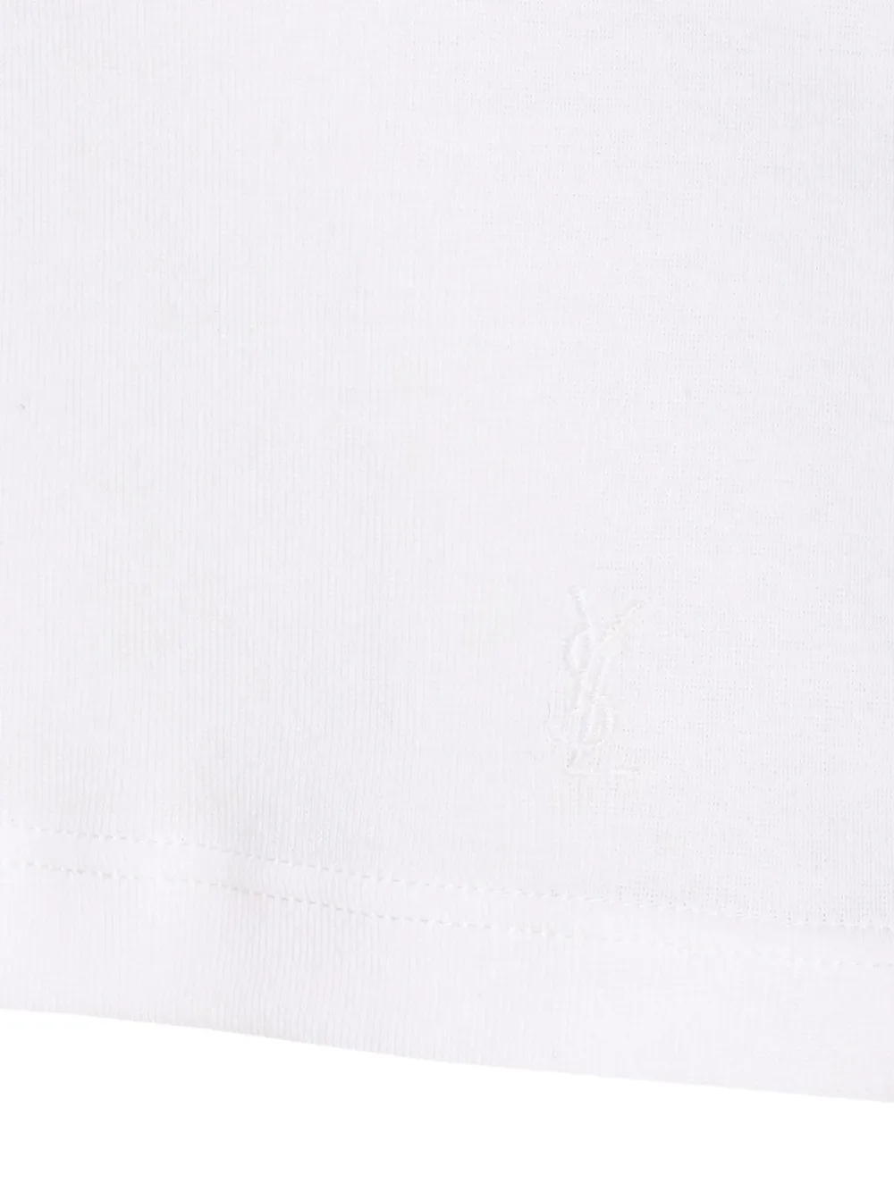 Saint Laurent Katoenen tanktop Wit
