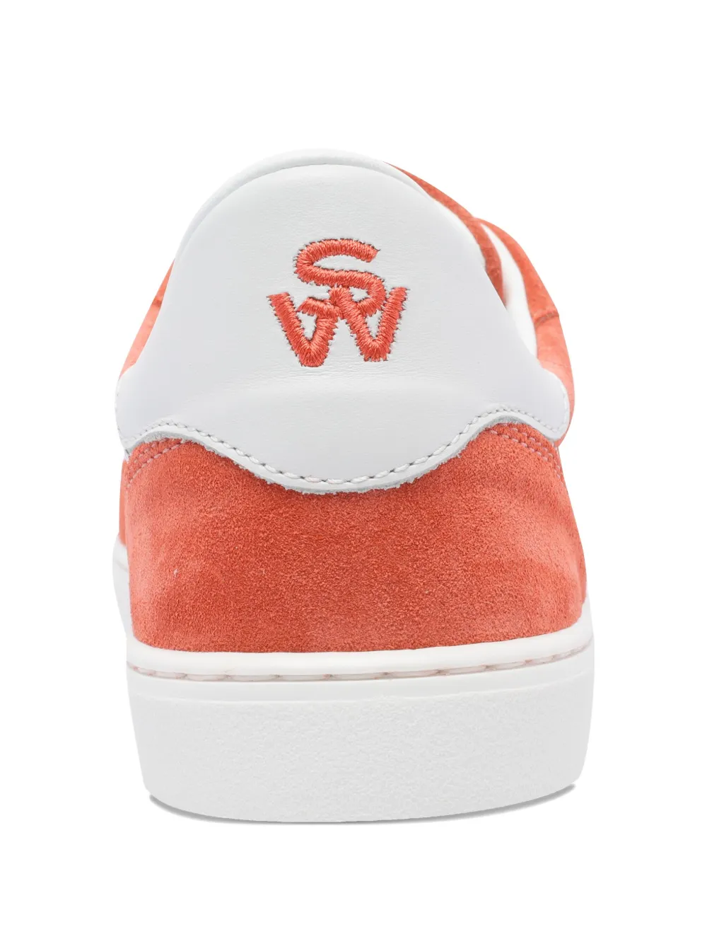 Stuart Weitzman leather sneakers Orange
