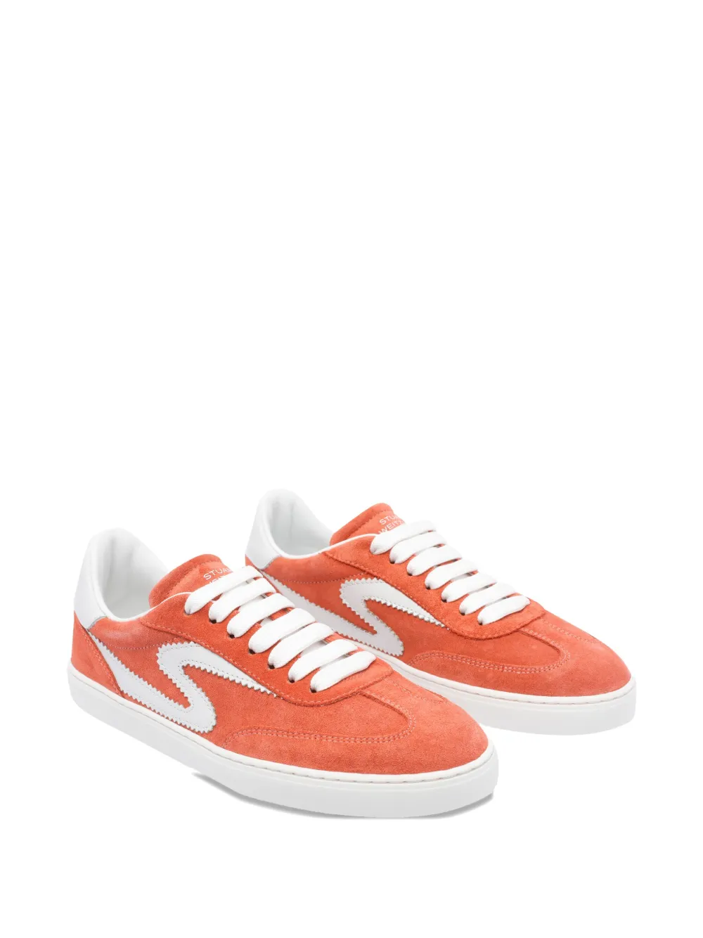 Stuart Weitzman leather sneakers - Oranje