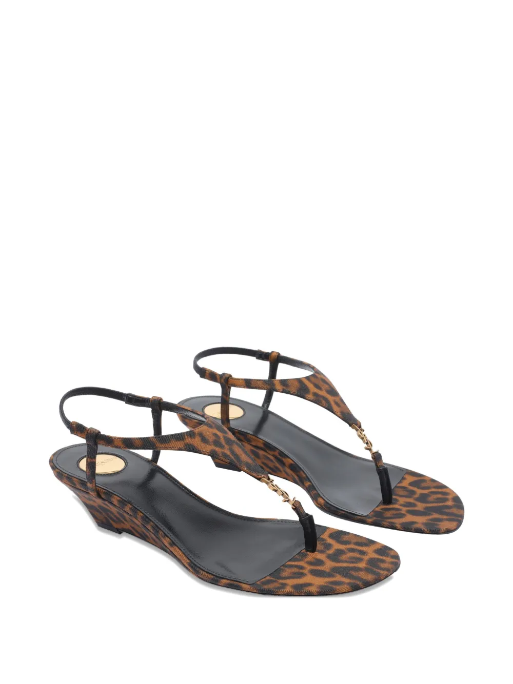 Saint Laurent 40mm Cassandra sandals - Bruin