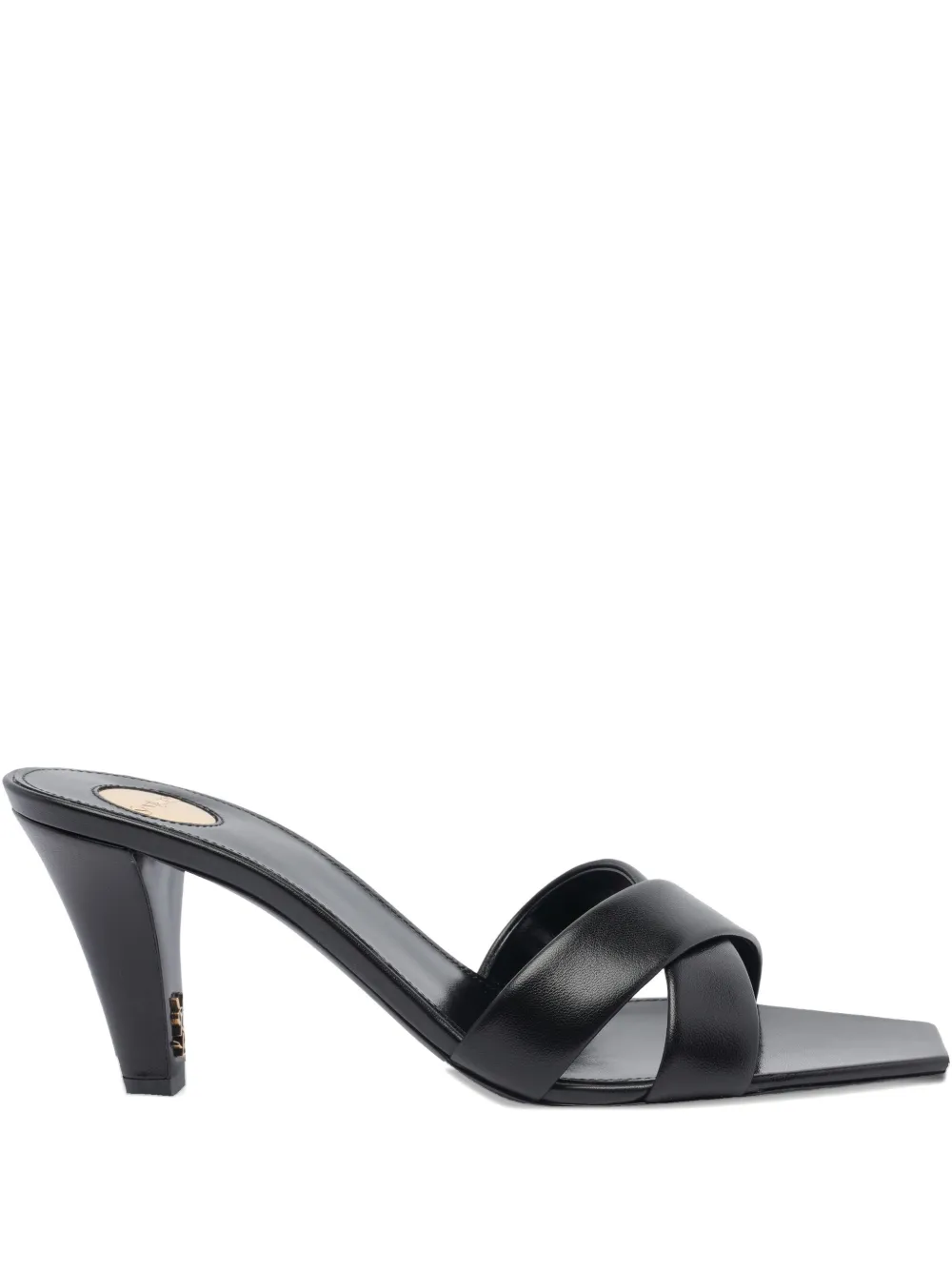 Saint Laurent 75mm Jill mules Black