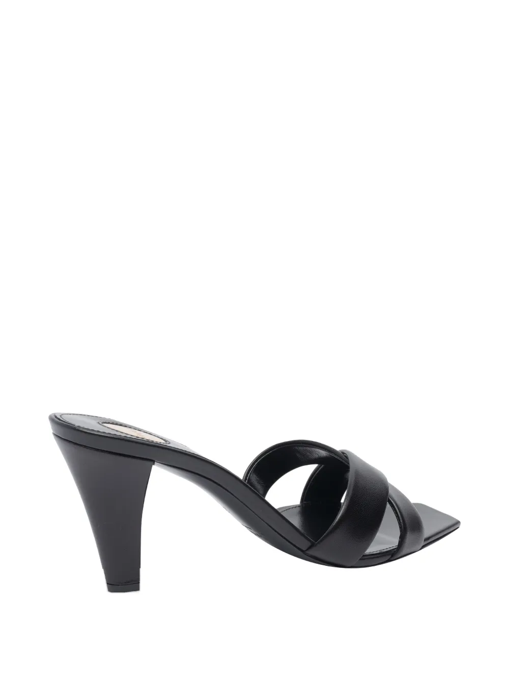 Saint Laurent 75mm Jill mules Black