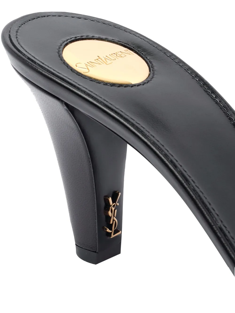 Saint Laurent 75mm Jill mules Black