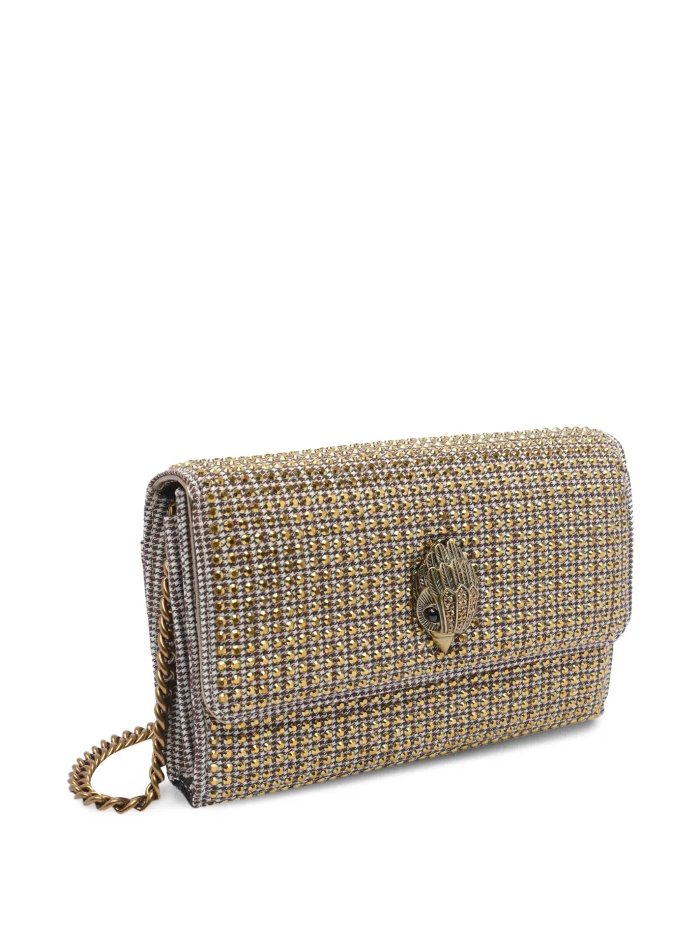  Kurt Geiger London Kensington Glitz Cross Body Bag - Neutrals 