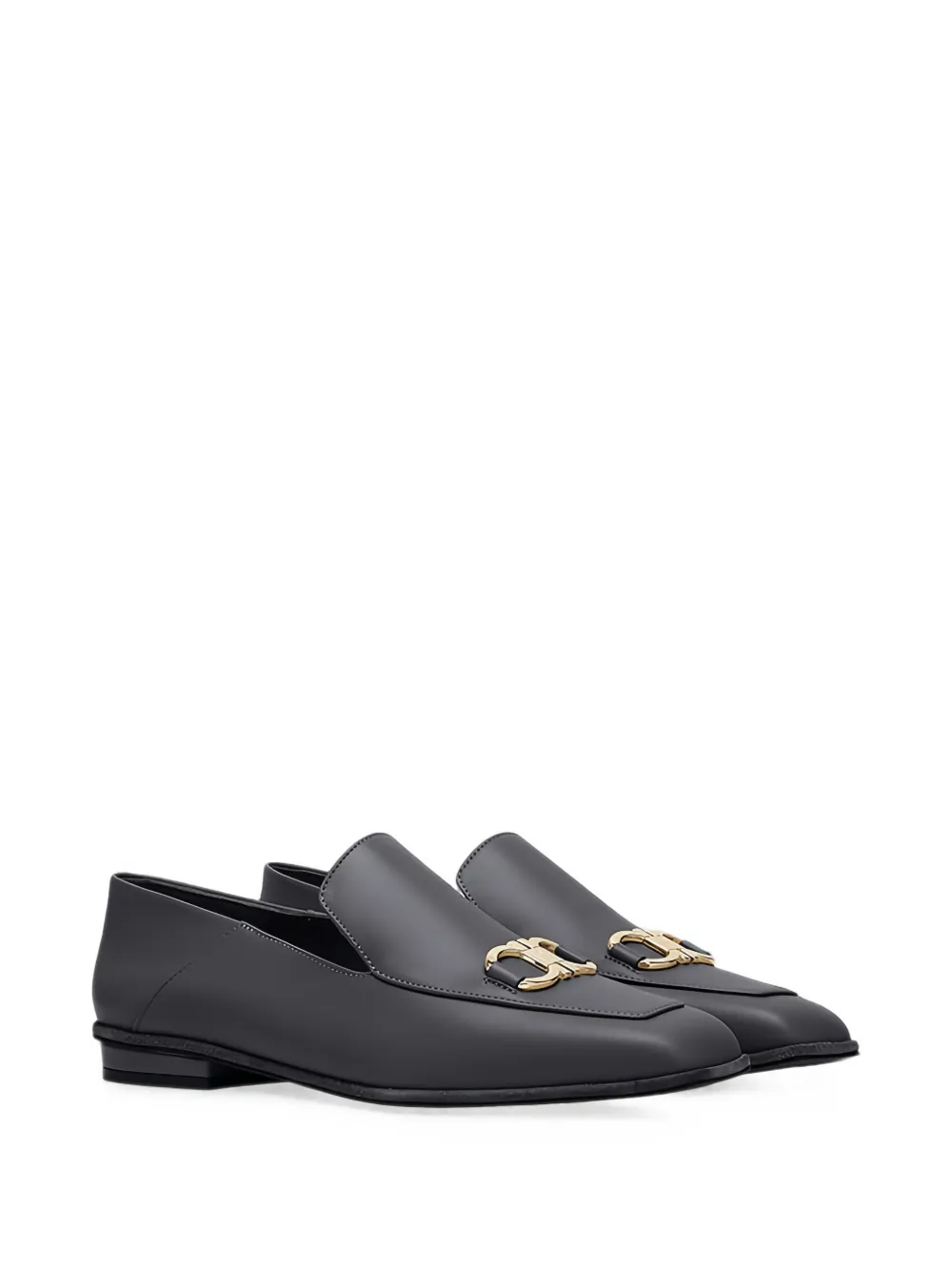 Ferragamo Gancini loafers - Grigio
