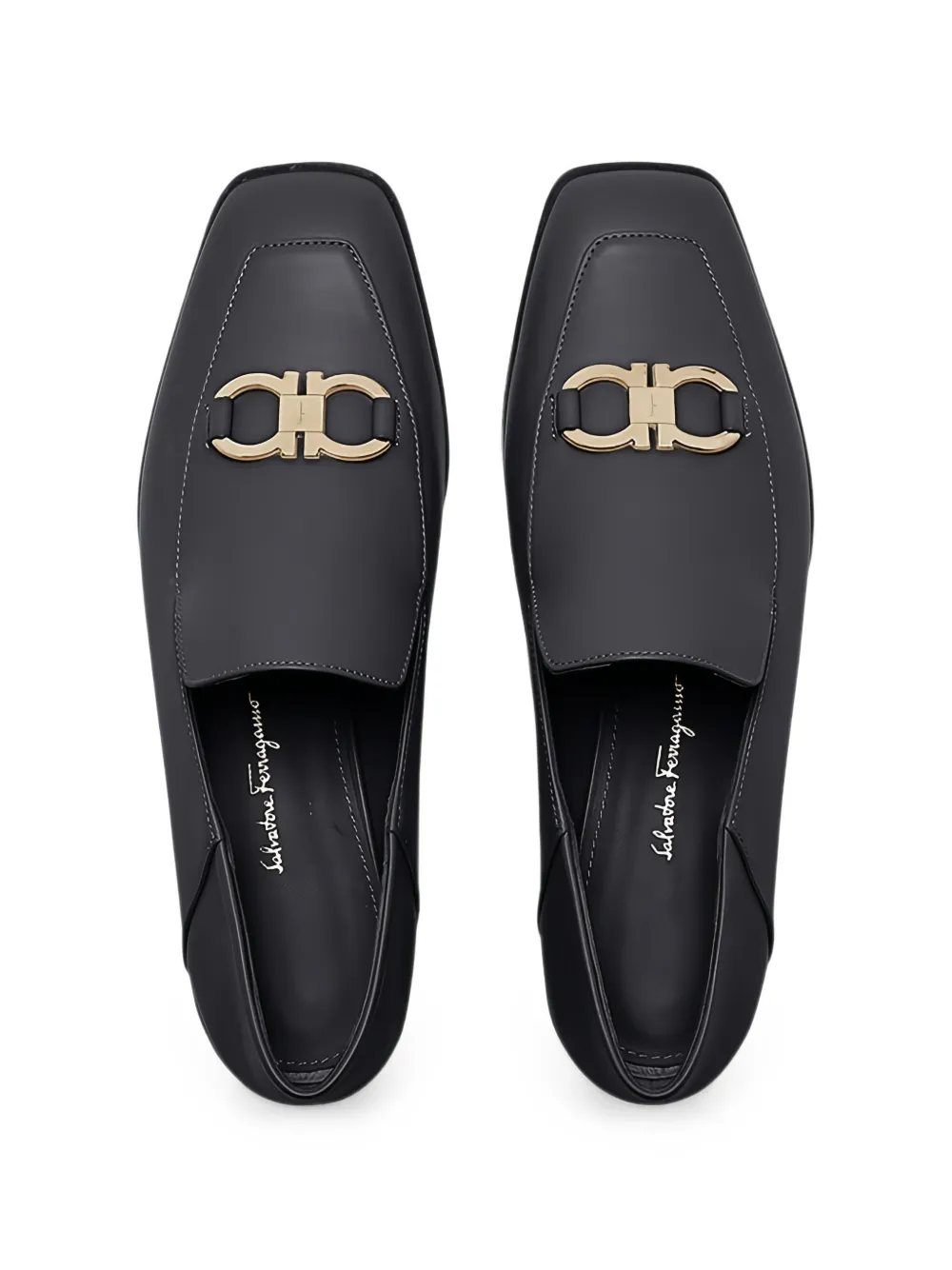 Ferragamo Gancini loafers Grijs