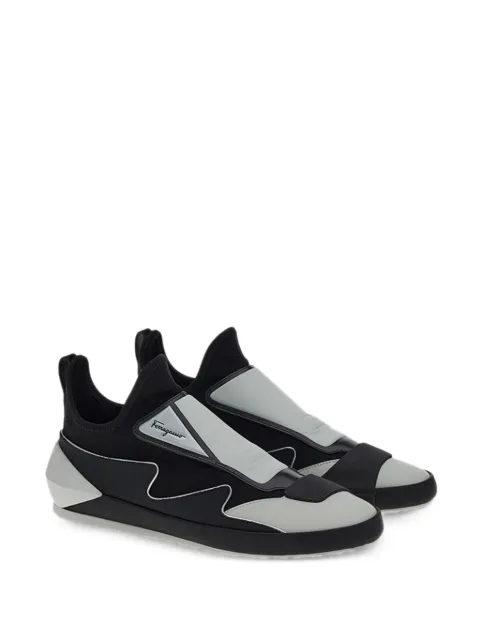 Ferragamo panelled slip-on sneakers