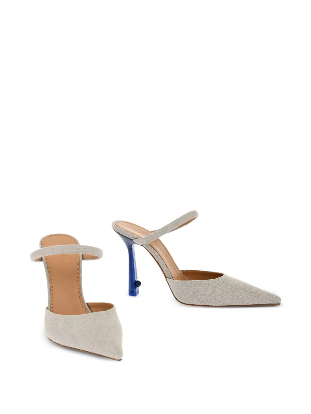 Off-White 110mm Lollipop mules Grey