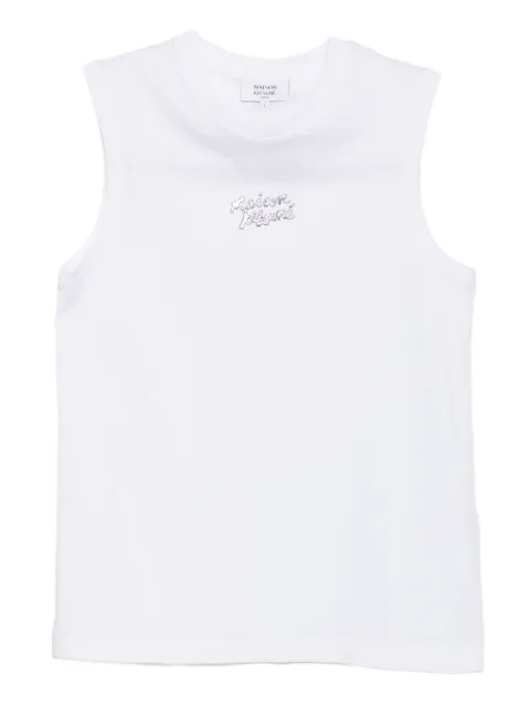 Maison Kitsuné metallic tank top
