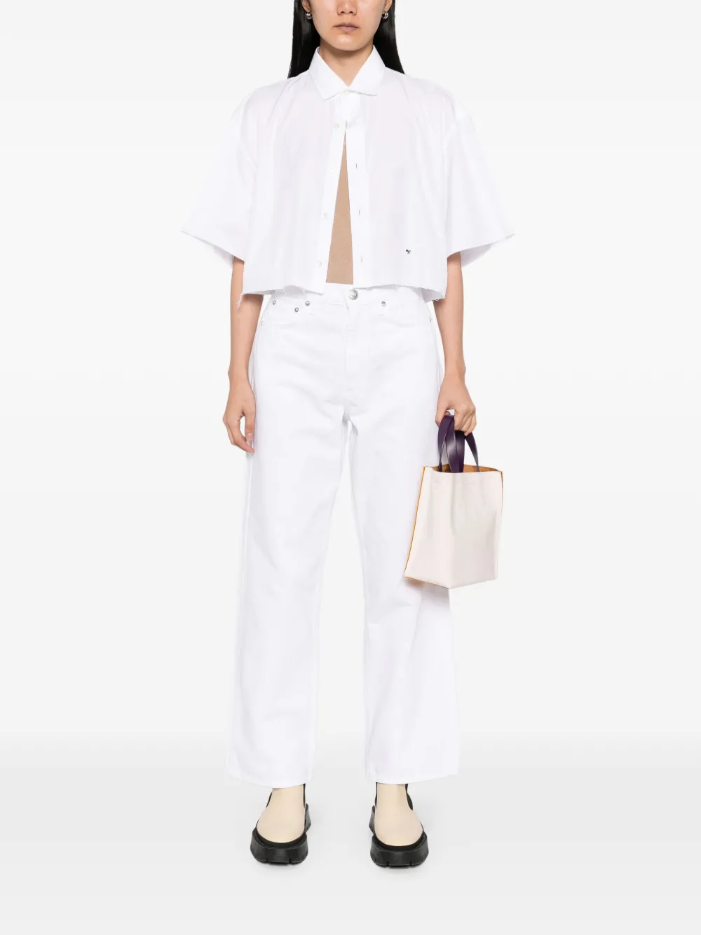rag & bone Shea jeans Wit