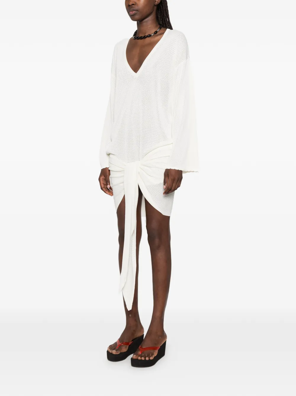 The Attico Mini-jurk Wit