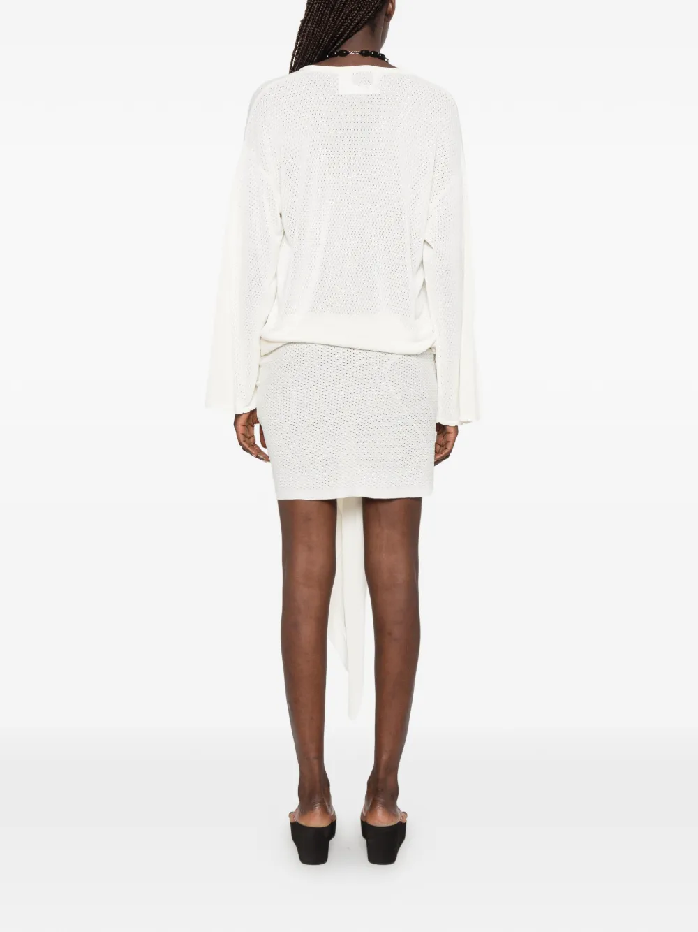 The Attico Mini-jurk Wit