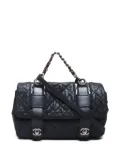 CHANEL Pre-Owned 2010-2011 diamond-quilted shoulder bag - Black