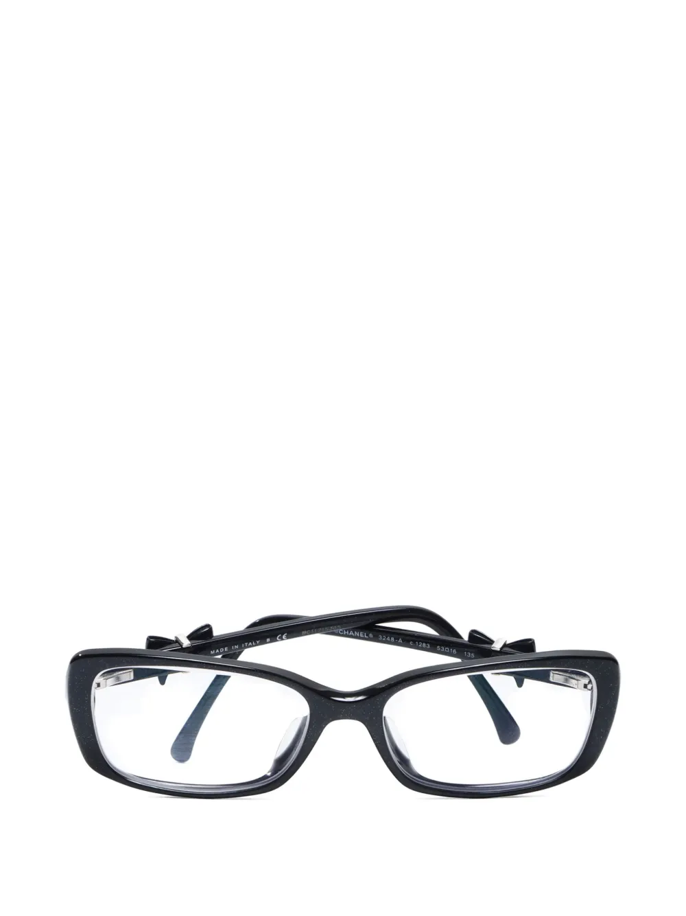CHANEL Pre-Owned lunettes de vue à détail de nœud (années 2000) | noir | Image 1