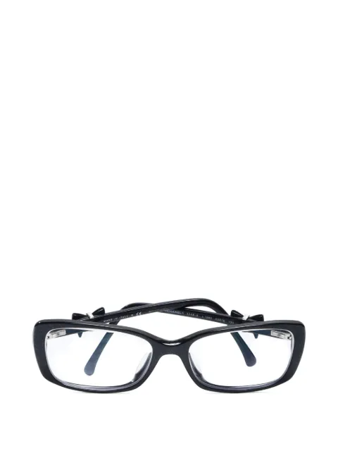 CHANEL Pre-Owned lentes con detalle de moño 2000