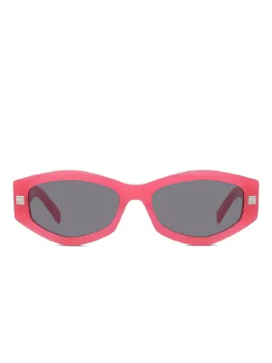 Givenchy Eyewear oval-frame Sunglasses | Pink | FARFETCH display picture 3