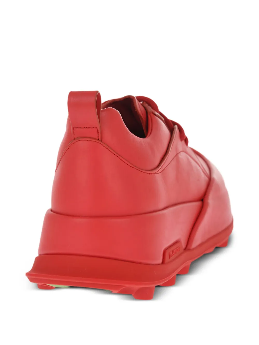 Jil Sander leather sneakers Red