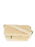 Jil Sander shearling crossbody bag - Neutrals