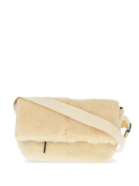 Jil Sander shearling crossbody bag