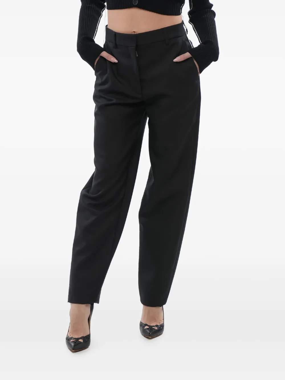 Off-White Pantaloni Tech Drill - Nero