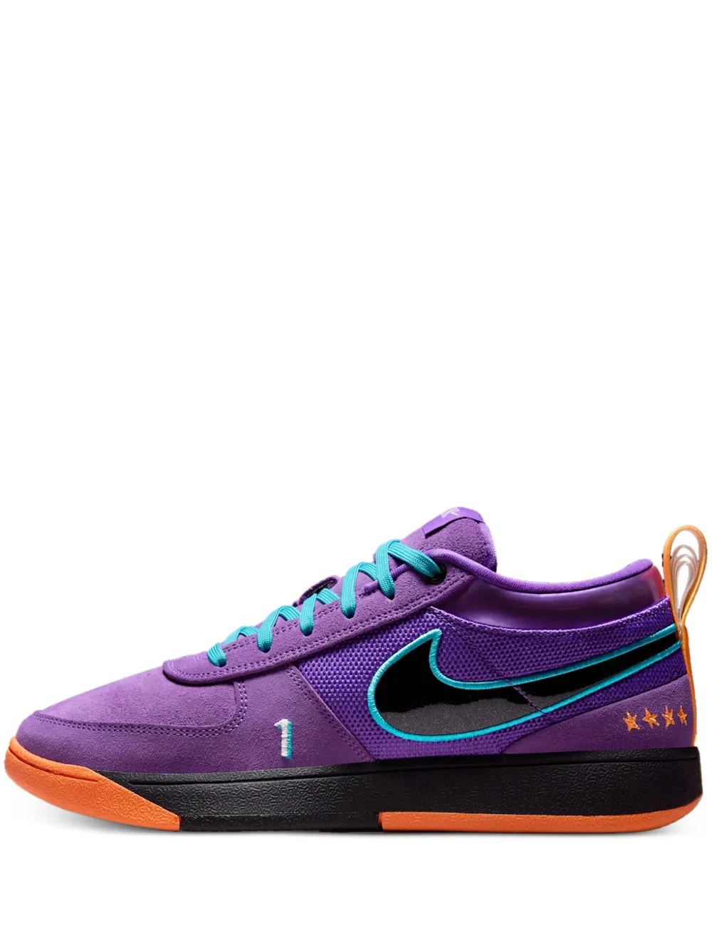 Nike Ja 2 "Bright Crimson Flat Silver Hyper Pink Black Photo Blue" sneakers Oranje