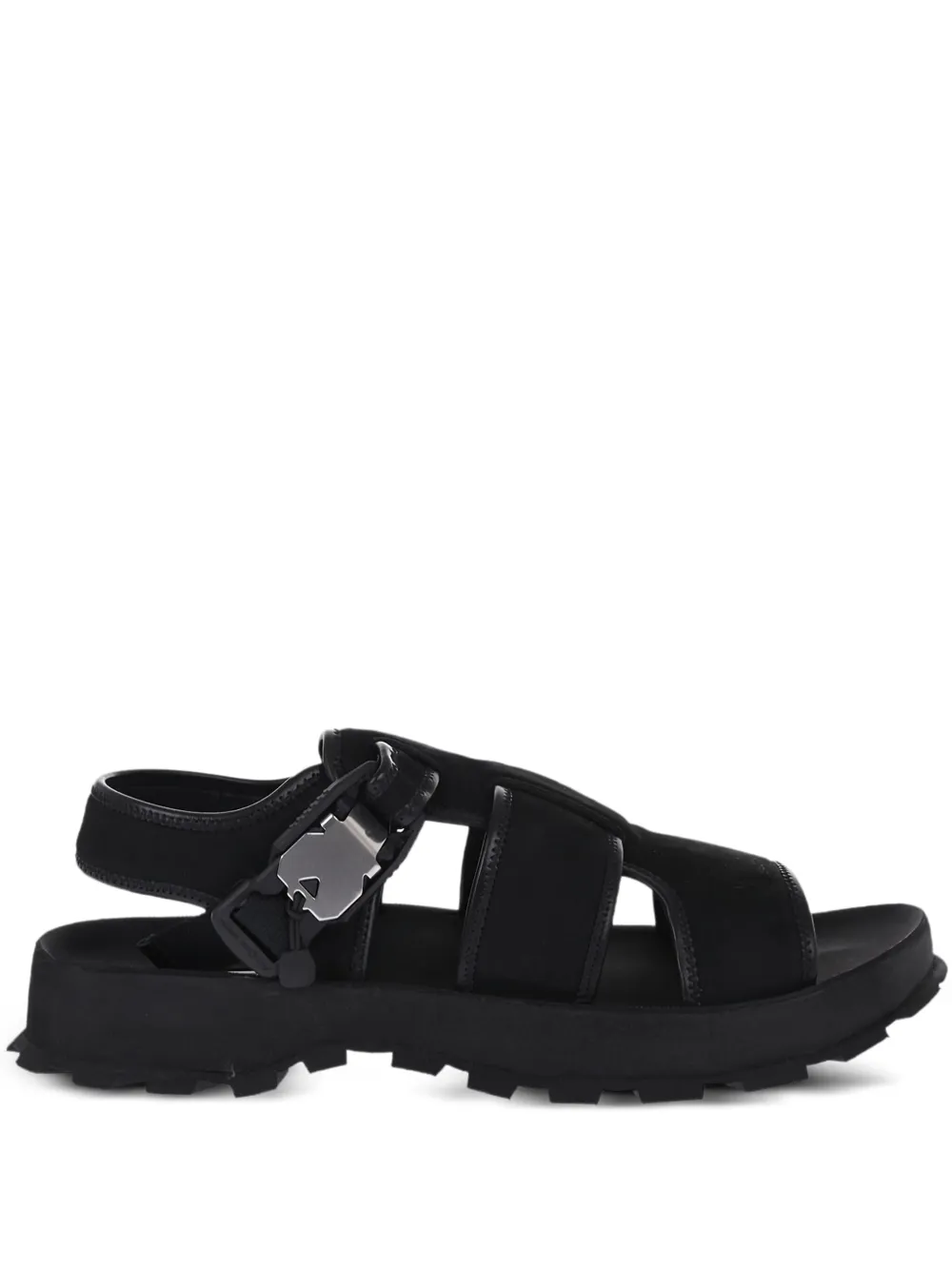 Jil Sander Uberto sandalen Zwart