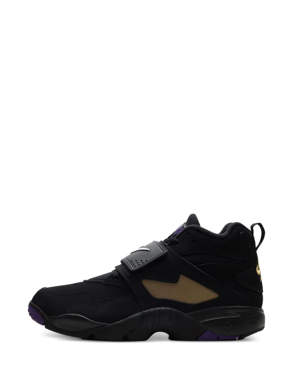 Nike Air Diamond Turf "Ravens Club Purple Metallic Gold" sneakers Black