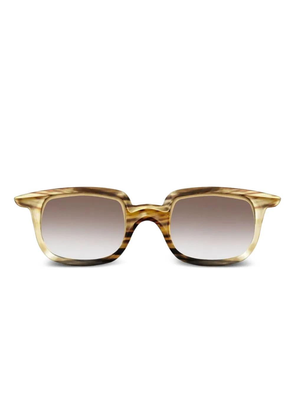 Rigards patterned-frame square-shaped sunglasses | Yellow | Image 1