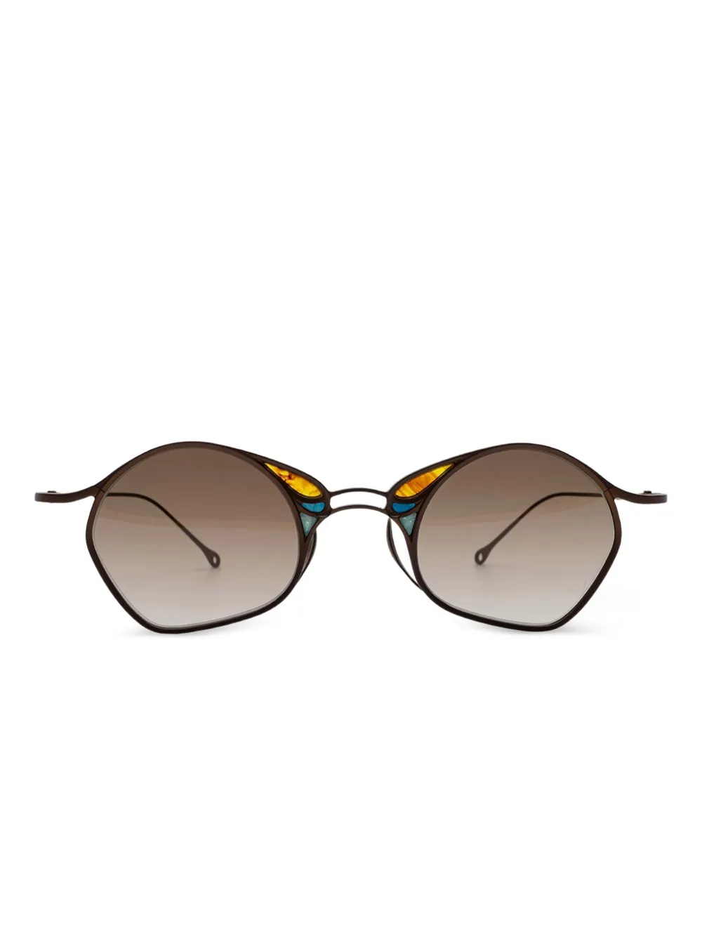 Rigards geometric-frame sunglasses | Brown | Image 1