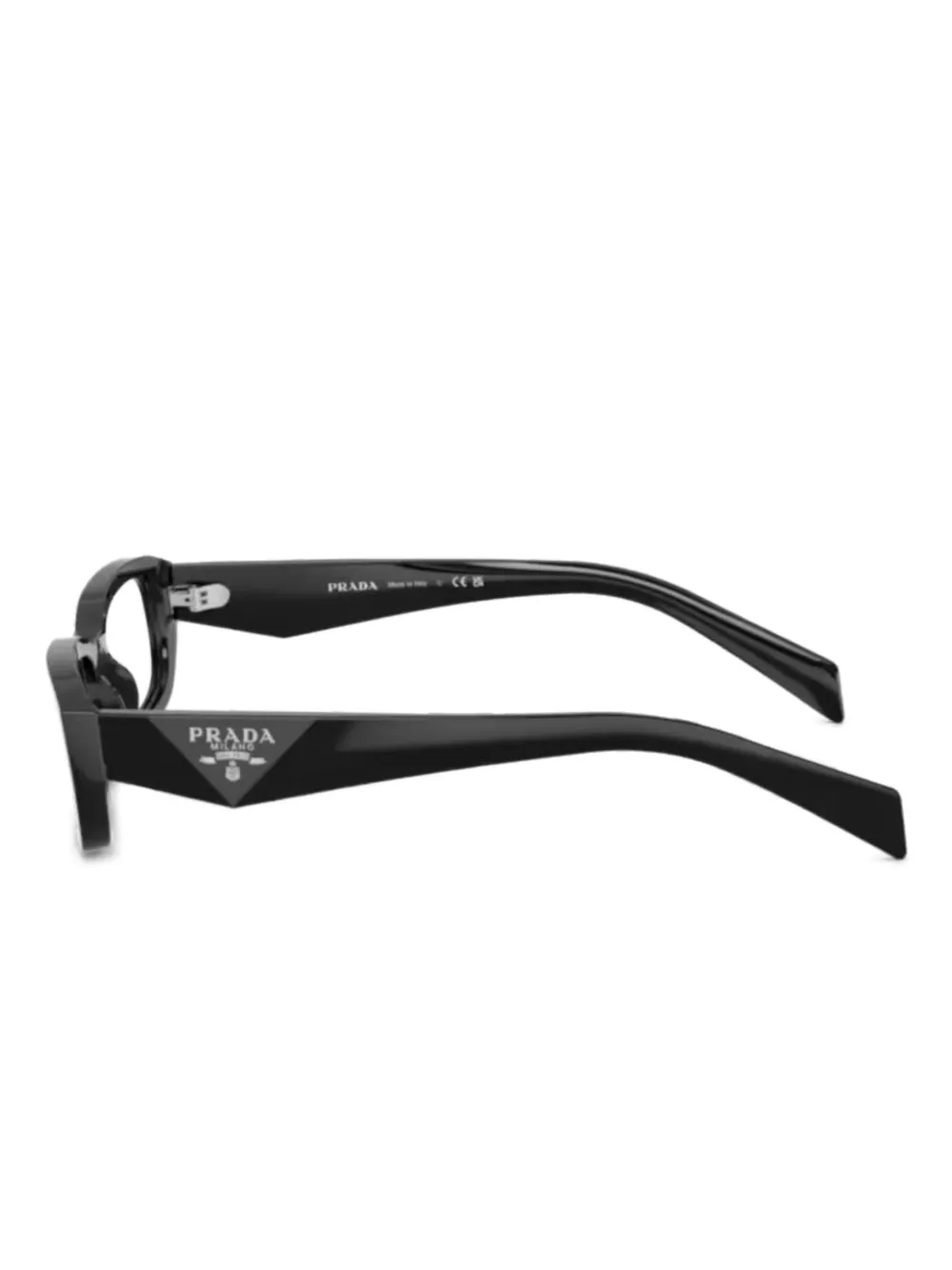 Prada Eyewear rectangle-frame glasses Groen