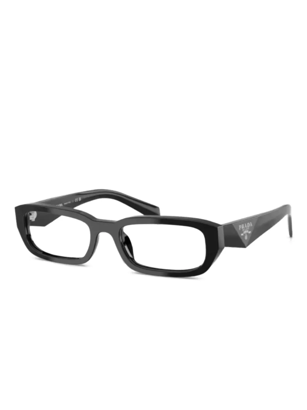 Prada Eyewear rectangle-frame glasses Groen