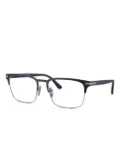 Prada Eyewear PR 58ZV rectangle-frame glasses - Black