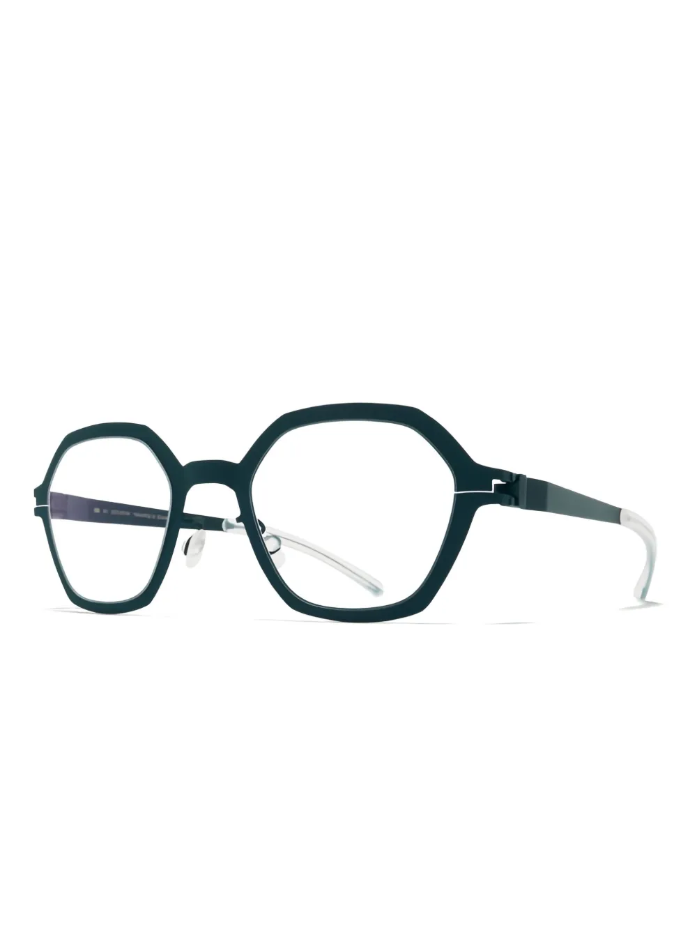 Mykita Rosemary bril met geometrisch montuur Groen