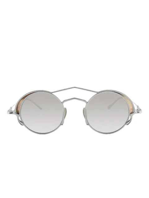 Rigards titanium round-frame sunglasses