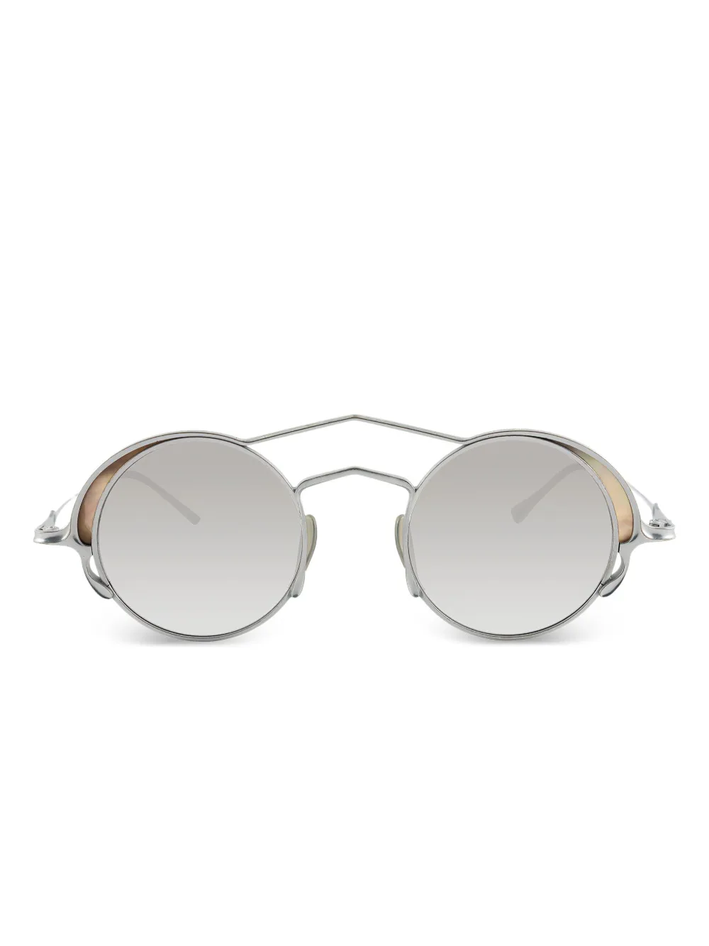Rigards titanium round-frame sunglasses | Silver | Image 1