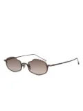 Rigards geometric-frame sunglasses - Brown