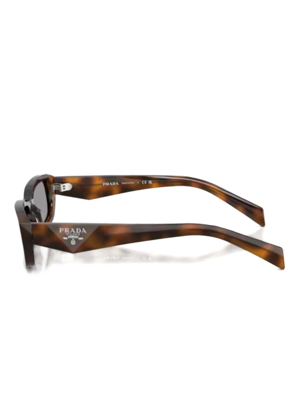 Prada Eyewear rectangle-frame sunglasses - Bruin