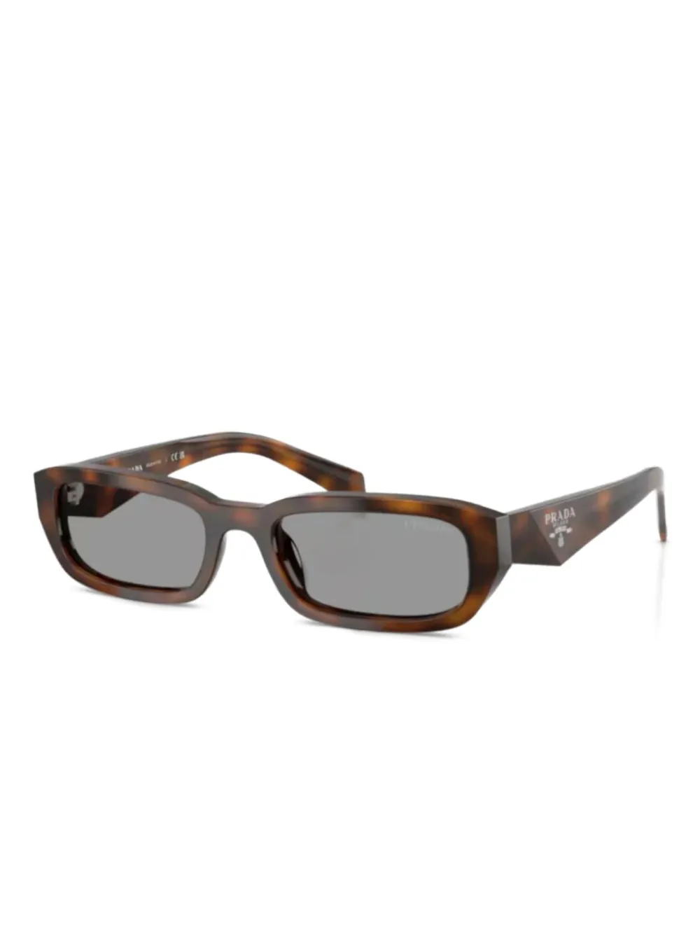 Prada Eyewear rectangle-frame sunglasses | Brown | Image 1