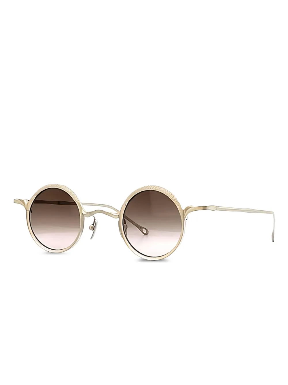 Rigards Zonnebril met rond montuur - Beige