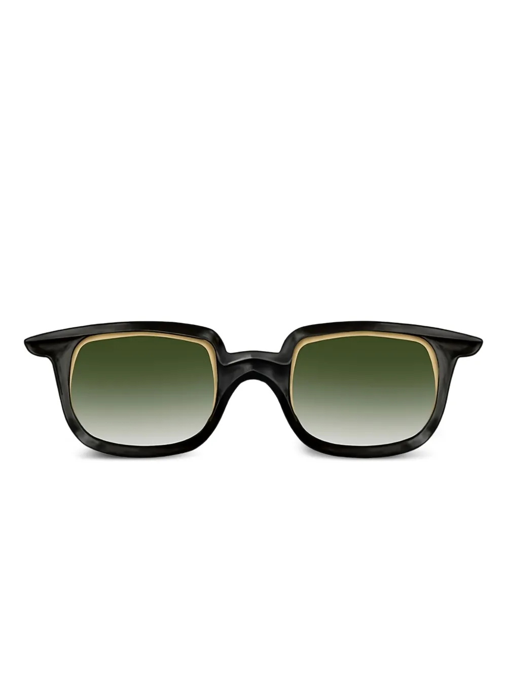 Rigards square-frame gradient sunglasses | Black | Image 1