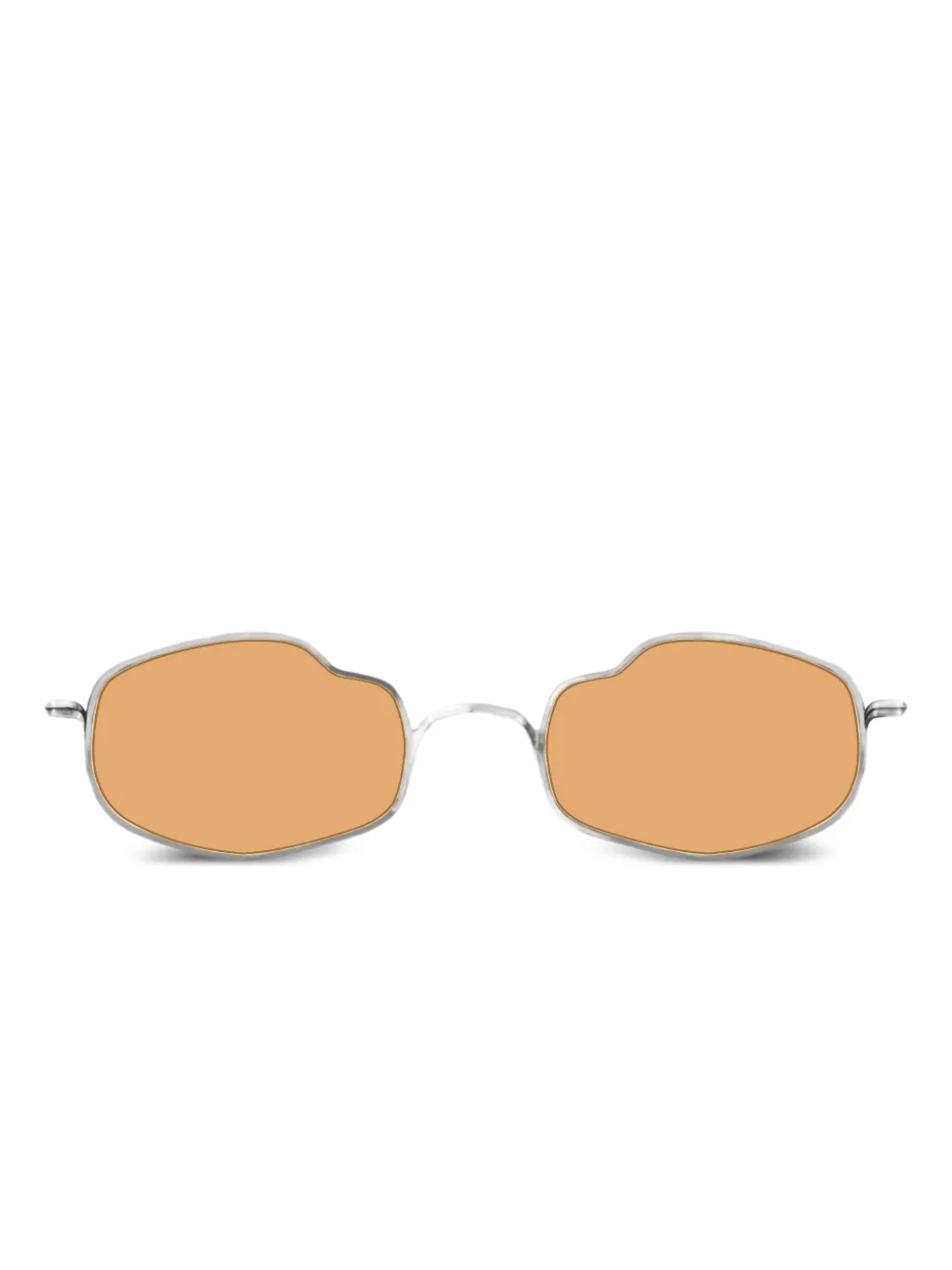 Rigards warped-frame tinted sunglasses | Silver | Image 1